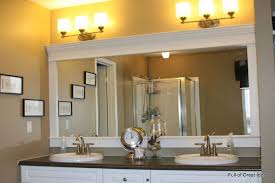How To Upgrade Your Builder Grade Mirror Frame It Cost Us Around 30 Home Home Projects Home Diy