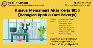 Kursus Akta Kerja 1955 Home Facebook
