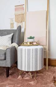 I'm going to show you how to make a diamond tufted coffee table ottoman! Build Your Own Upholstered Side Table A Beautiful Mess
