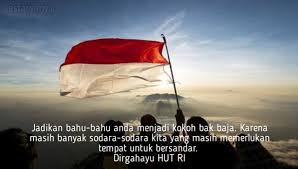Selamat hari kemerdekaan indonesia untuk seluruh teman, pacar dan keluarga di seluruh indonesia, ucapan selamat cgtrend.blogspot.com sampaikan merdeka adalah sesuatu kata terbaik dalam urutan kebebasan dan persatuan bangsa terbaik!. 46 Kumpulan Kata Ucapan Selamat Hari Kemerdekaan Indonesia 2021