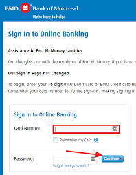For individuals, bank of montreal offers a number of banking account prodcuts, credit cards, mortgages, loans and investments. Bank Of Montreal Canada Online Banking Sign In