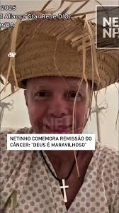 Em ritmo de Festa Junina, o cantor Netinho anunciou nesta terça-feira (10)  que está livre do câncer, quatro meses após o diagnóstico de linfoma.  "Dormi cedão ontem, acordei hoje 5h. Olha a cara de ...