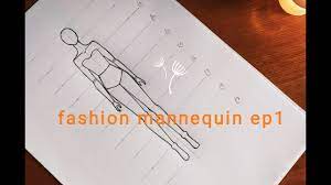 More images for how to draw a manikin step by step » How To Draw A Fashion Mannequin For Beginners Youtube