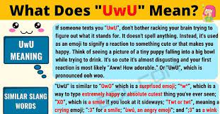 Uwu Meaning What Does Uwu Mean With Useful Text Conversations 7esl In 2021 Text Conversations Uwu Meaning Slang Words