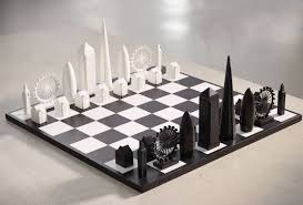 Check out our new york chess set selection for the very best in unique or custom, handmade did you scroll all this way to get facts about new york chess set? Iconic Architecture Represents Pieces Of The Skyline Chess Set