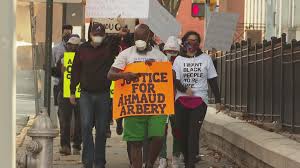 Protests erupted nationwide after video of arbery's final moments went viral online in one year after arbery's killing, organizations and leaders in the us reaffirmed calls for. Ahmaud Arbery Killing Protest At Georgia Capitol In Atlanta 11alive Com