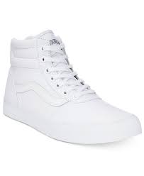 Black And White Vans High Tops Womens Vans Women S Milton High Top Sneakers Sneakers Shoes Macy S White High Top Vans Womens High Top Sneakers High Top Vans