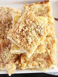 Creamy Apple Squares Big Green House Desserts Baked Goods Recipe Desserts Apple Square Apple Recipes