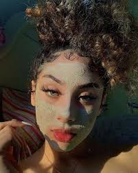 Stylish Face Mask With Filter Pocket Light Skin Girls Beauty Skin Pretty Skin