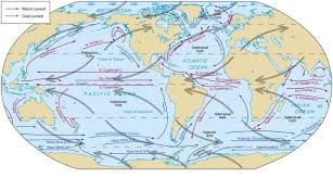 Air And Ocean Currents Ocean Currents Map Ocean Current Map