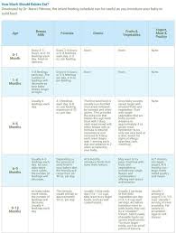 how much should a baby eat baby feeding chart baby