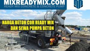 Harga sewa pompa beton / concrete pump. Harga Beton Cor Ready Mix Per Kubik Di Bintaro 2021