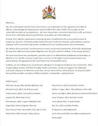 Experts look at why the ford government is taking a slower approach. Banff Kananaskis Mla Miranda Rosin Signs Letter Opposing Public Health Restrictions Rmotoday Com