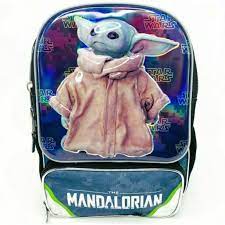 Disney Mandalorian Baby Yoda Kids Backpack Disney Star Wars Walmart Com