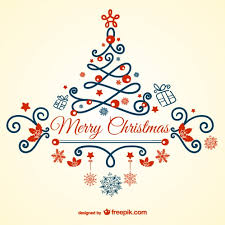 Sharing merry christmas pictures to your lover or your friends or you family will give you a good start this christmas season. Vintage Merry Christmas Card Free Vector