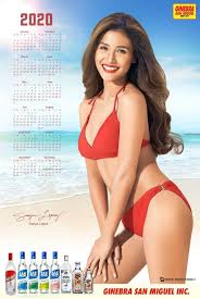LAUNCHED: Sanya Lopez as Ginebra San Miguel 2020 Calendar Girl – Random  Republika