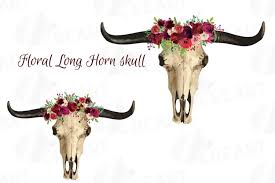 Maybe you would like to learn more about one of these? Watercolor Floral Longhorn Bull Skull Clipart Boho Tribal 109981 Illustrations Design Bundles