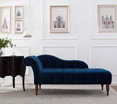 Check spelling or type a new query. Amazon Com Jennifer Taylor Home Chaise Lounge Right Arm Facing Navy Blue Velvet Hand Tufted Home Kitchen