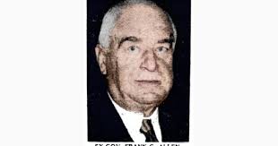 Former Massachusetts Governor Frank G. Allen Dead at 76-This Day in Norwood  History-October 10, 1950