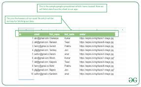 The app lets you work with any spreadsheet. How To Read Data From Google Spreadsheet In Android Geeksforgeeks