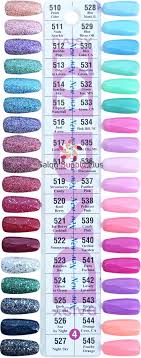 56 unmistakable gelish nail colour chart