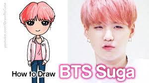 Even the most productive artist has moments when it seems that all topics are exhausted, and there is nothing more to draw. How To Draw Suga Bts Youtube