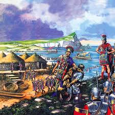 Caesar S Legionaries In Britannia Ancient Warfare Roman Empire Ancient Rome