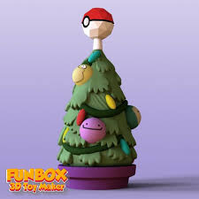 Maybe you would like to learn more about one of these? Download Stl File Pokemon Christmas Tree Toy Model To 3d Print Cults