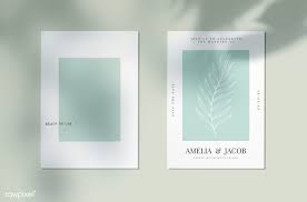Save The Date Wedding Invitation Card Mockup Free Image By Rawpixel Com Ake