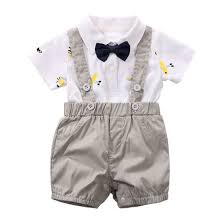 China Baby Boy Suit 100 Cotton Casual Summer Baby Clothing Short Sleeved Romper Clothes China Children Clothes And Baby Clothes Sets Price