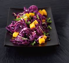 Rotkohlsalat Mit Mango Rezept Rotkohlsalat Rezepte Essen