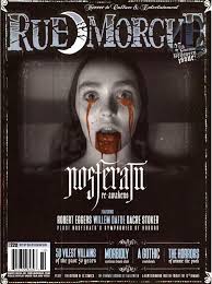 RUE MORGUE HALLOWEEN ISSUE (#220) INCLUDES FIRST CONTRIBUTION FROM JUSTIN