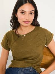 Buy FatFace Ivy Olive Green T-Shirt from the Next UK online shop