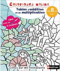 Les dessins magiques à colorier sont aussi une excellente activité qui permet de laisser libre cours à sa créativité et à son imagination. Coloriages Malins Tables D Addition Et De Multiplication Des 8 Librairie Eyrolles