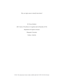 Don't know how to end your letter? Pdf Why Are Digits Easier To Identify Than Letters