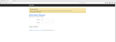 Password is set by you using the passwd command first time you connect (via telnet), after flashing the router with openwrt. Openwrt Wiki Log Into Your Router Running Openwrt