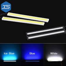 2pcs Super Bright White Ice Blue Blue Car Cob Led Lights Drl Bar 14cm 17cm Fog Driving Lamp 100 Waterproof 12v Drl Lights Bar Lighting Led Light Bars Lights