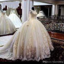 2019 Hot Sell New Coming White Jewel A Line Long Sleeves Sweep Train Custom Made Beautiful Fashion Sexy Wedding Dress
