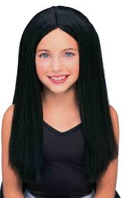 Kylie jenner sleek haircuts for long hair. Child S Long Black Wig Children S Wigs And Costumes