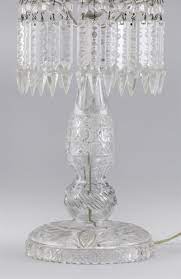 Floral antique crystal pattern daisy base. Sold Price Crystal Boudoir Table Lamp With Hanging Prisms Vasiform Base With Alternating Daisy Button And Floral Patterns Height 14 Matchin February 5 0120 10 00 Am Est