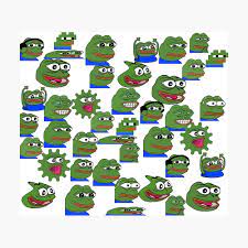 Introducing pepeemotes, a new pack of community emotes for your streaming channel. Pepe Emotes Von Xqc Poster Von Shirtfrog Redbubble