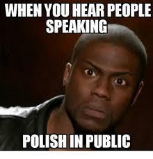 The best memes from instagram, facebook, vine, and twitter about twitter: When You Hear People Speaking Polish In Public Poland Meme On Me Me