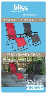 With The Bliss Hammocks Gravity Free Recliner Stress Just Floats Away As You Recline Back Into Your Desired Position Zero Gravity Chair Zero Gravity Gravity