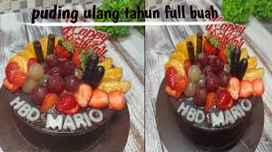 Membuat tumpeng dari puding buah untuk ulang tahun. Resep Membuat Puding Ulang Tahun Full Buah Youtube