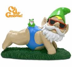 Blue Mankini Gnome Omg Gartenzwerg Garten Blau