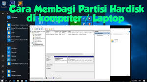 Jika harddisk tidak terbaca artinya mungkin kalian belum memasangnya dengan baik. Cara Membagi Partisi Hardisk Di Komputer Laptop Dengan Mudah Tutorial Youtube