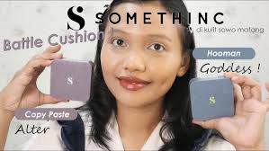 BATTLE CUSHION SOMETHINC ! HOOMAN Breathable Cushion Shade Goddess & COPY  PASTE Cushion shade Alter