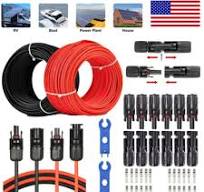 Solar Panel Extension Cable Wire Connectors Male/Female Waterproof Adapter  | eBay
