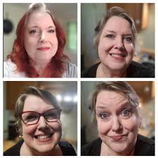 Im a 58 years old that went from shoulder length brassy red hair to short  brown (mostly gray) hair. I feel like I became the age of my husband's mom  overnight. Doesn't