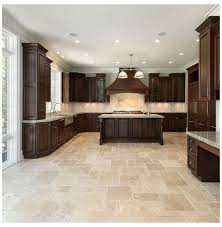 Beautiful Tile Kitchen Flooring Ideas Dark Cabinets Traditional Home Traditional Kitchen In 2020 Traditional Kitchen Design Dark Kitchen Cabinets Kitchen Flooring